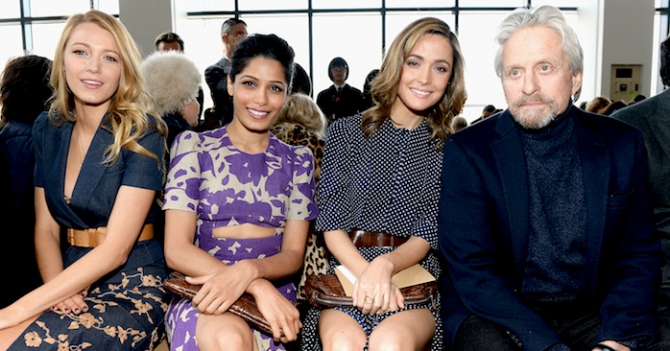 Гости показа Michael Kors, осень-зима 2014