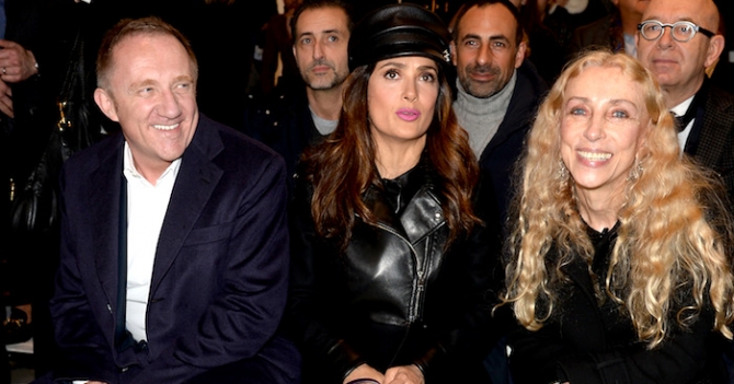 Гости показа Gucci, осень-зима 2014