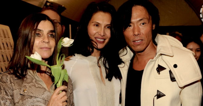 Гости показа Vionnet, осень-зима 2014