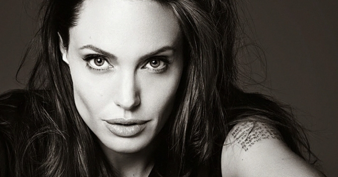 Анджелина Джоли в объективе Эди Слимана для ELLE US