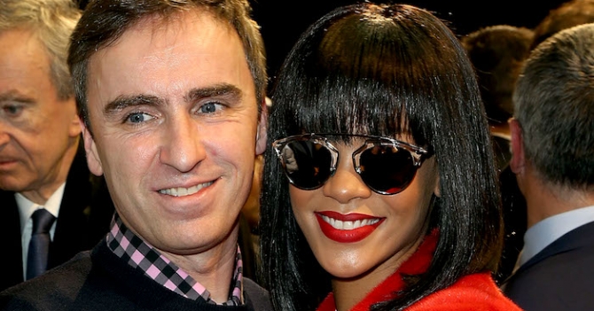 Гости показа Christian Dior, осень-зима 2014