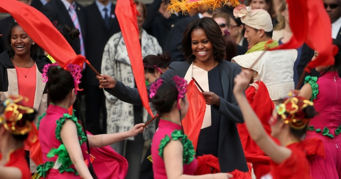 Мишель Обама в Поднебесной