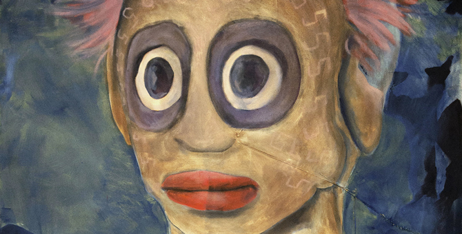 Художница Рия Качарава рисует для Buro.