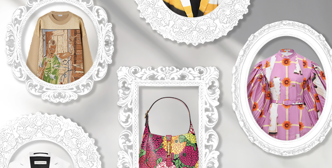 Смотрите искусство — носите искусство! 20 модных вещей с работами художников