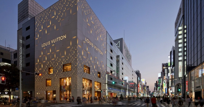 Студия Jun Aoki представила фасад токийского Louis Vuitton