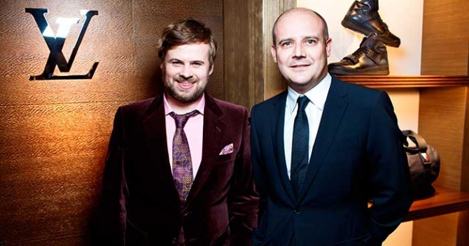 Открытие галереи мужской обуви Louis Vuitton в ЦУМе