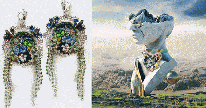 Земля и Марс, война и мир: новая коллекция украшений Rushev