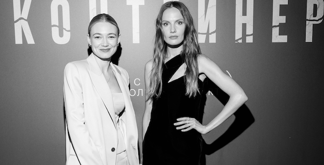 Оксана Акиньшина, Маруся Фомина и другие гости премьеры сериала «Контейнер» в конном клубе Pradar