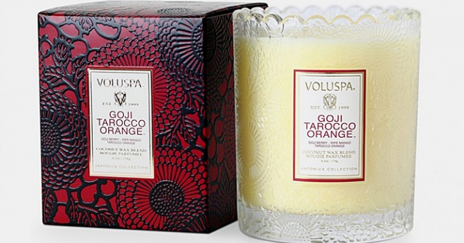 Немного романтики: ароматные свечи Voluspa