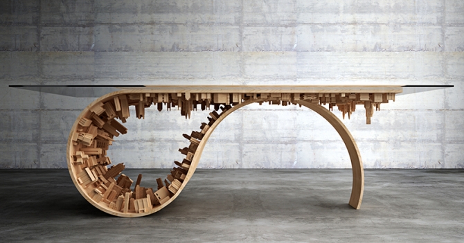 Продолжение \"Начала\": еще один стол по мотивам известного фильма