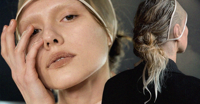 Флокирование на губах и волосковое наращивание бровей: как повторить бьюти-образы с показа Ruban