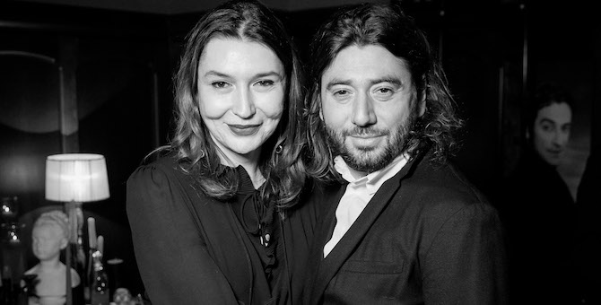 Наталья Максимова и Михаил Друян на премьере сериала «Вампиры средней полосы»