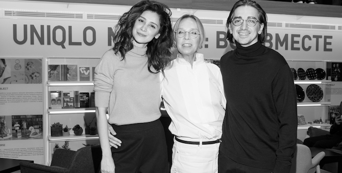 Алена Долецкая, Ксения Чилингарова и другие гости вечеринки Uniqlo в «Европейском»