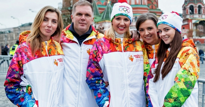 Второй день московской эстафеты Олимпийского огня