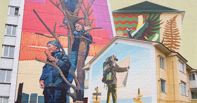 Пластилиновый пейзаж и детские мечты: как проект «Взгляды» меняет городскую среду Южно-Сахалинска