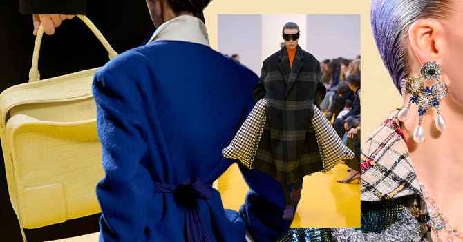 Жакет с акцентом на талии и одеяла вместо пальто. Тренды Недели моды в Париже осень-зима 2026