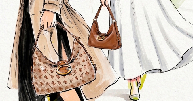 Для работающих мам и заядлых модников: что редакция BURO. носит в сумке Guess Camden