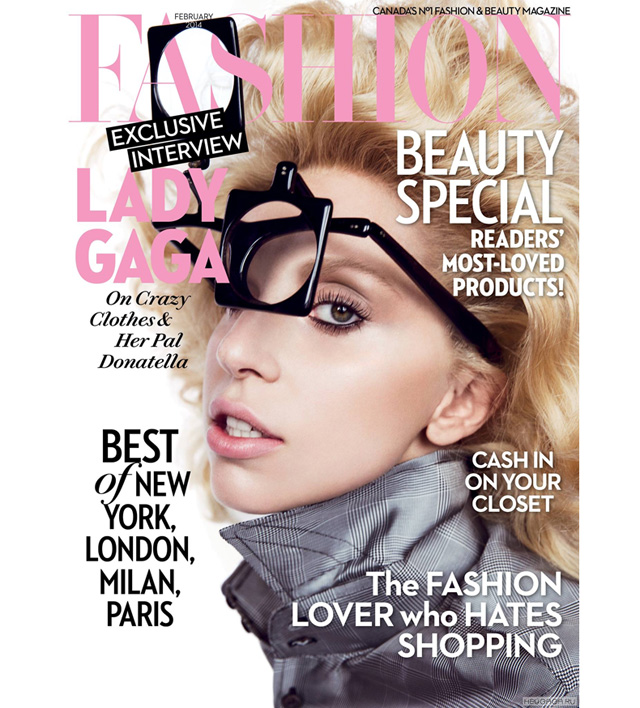 Леди Гага на обложке канадского Fashion Magazine