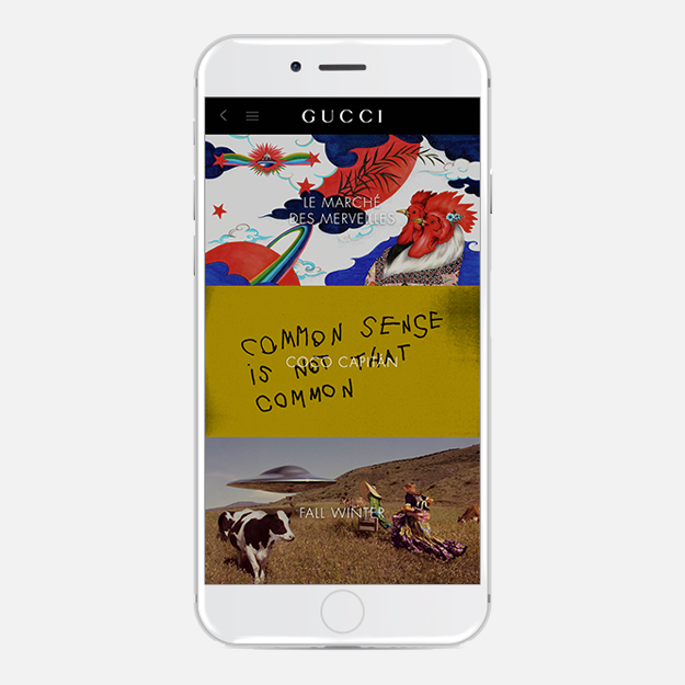 Gucci выпустил собственные фильтры для фото