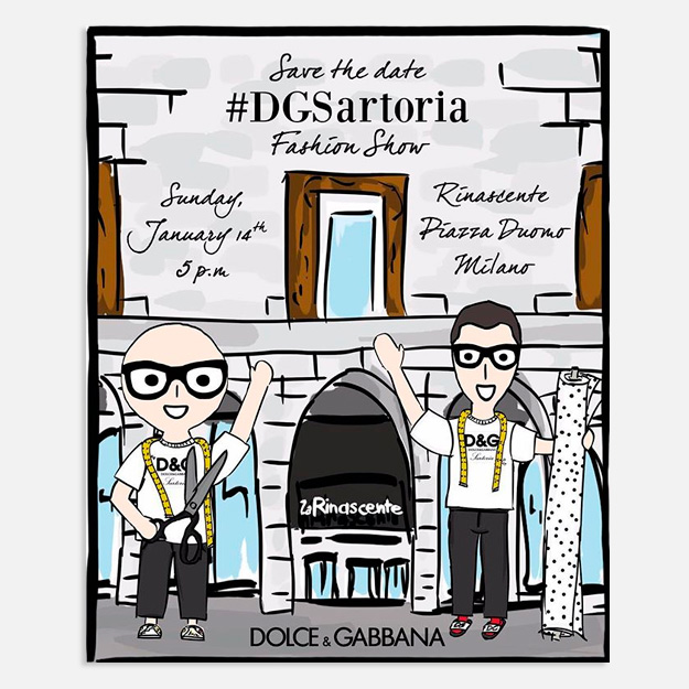 Dolce & Gabbana устроит показ в ателье