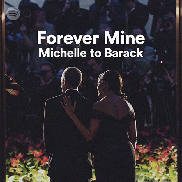Мишель Обама составила романтический плей-лист для мужа