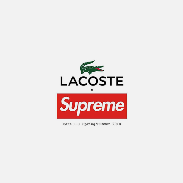 Lacoste и Supreme выпустят еще одну совместную коллекцию