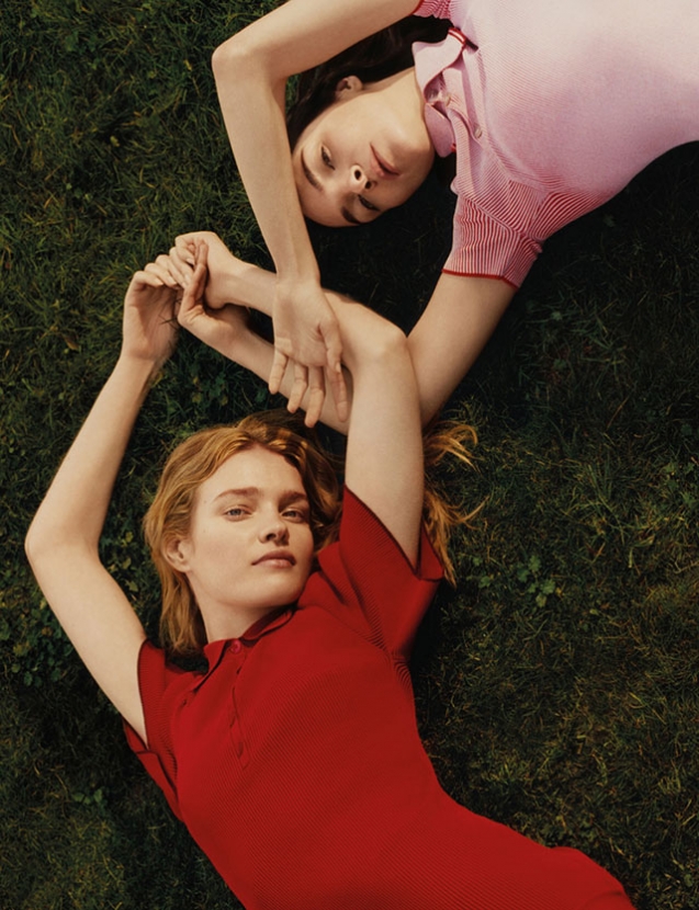 Наталья Водянова и Мариякарла Босконо в весенней кампании Stella McCartney