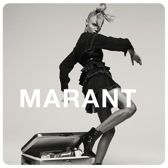 Наташа Поли в рекламной кампании Isabel Marant, осень-зима 2015
