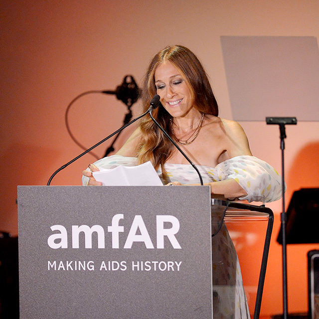 Благотворительный вечер amfAR в Нью-Йорке