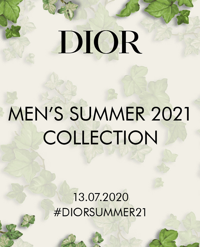 Онлайн-трансляция Dior Men, коллекция весна-лето 2021