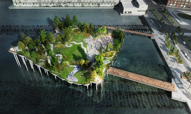 Диана фон Фюрстенберг и Барри Диллер создадут парк на реке Гудзон