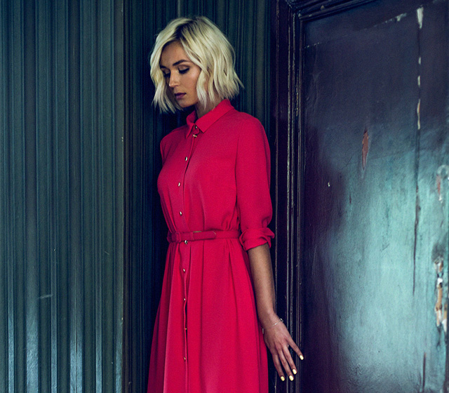 Полина Гагарина в рекламной кампании Alexander Terekhov, resort 2016