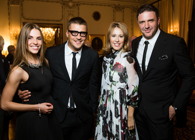 Ксения Собчак и Максим Виторган на открытии бутика Club Med