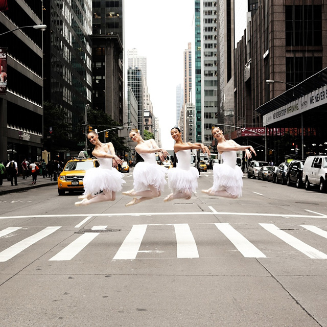 Балерины на улицах мегаполисов
