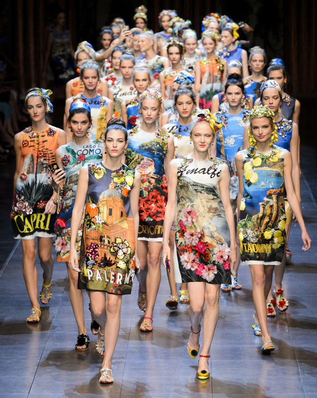 Обзор Buro 24/7: Dolce & Gabbana, весна-лето 2016