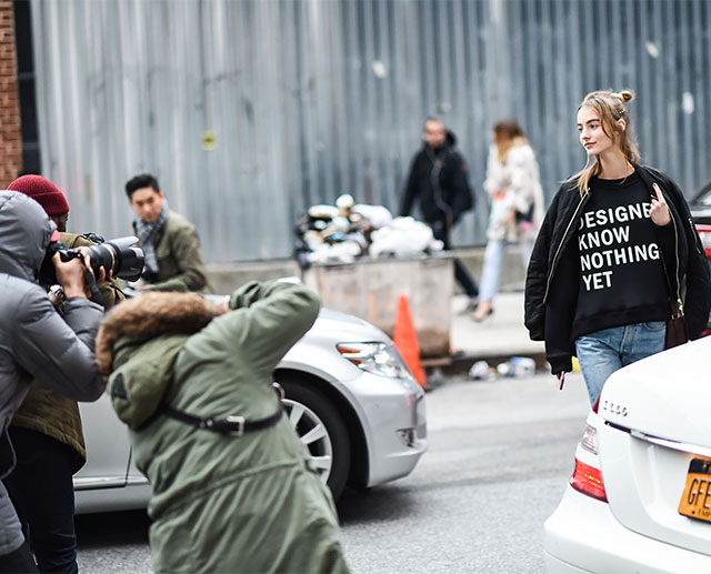 Неделя моды в Нью-Йорке, осень-зима 2016: street style. Часть 4