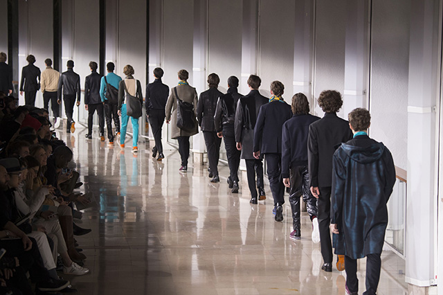 Неделя мужской моды в Париже: Hermès, осень-зима 2016