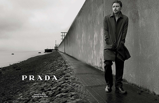 Первый взгляд: Джеймс МакЭвой в рекламной кампании Prada