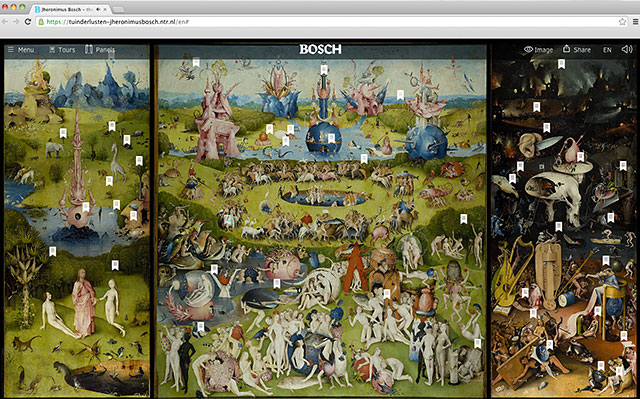 Все в \"Сад земных наслаждений\": интерактивная экскурсия и 3d-тур по картине Босха