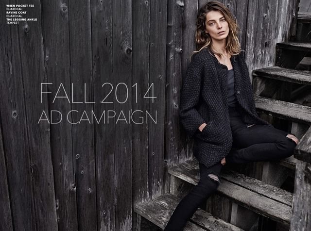 Дарья Вербова в рекламной кампании AG Jeans