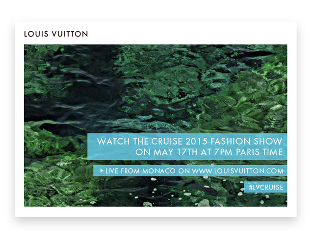 Онлайн-трансляция показа Louis Vuitton в Монако, resort 2015