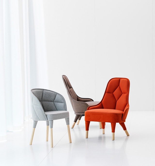 Мебельная выставка в Стокгольме: кресло Emily от Färg & Blanche