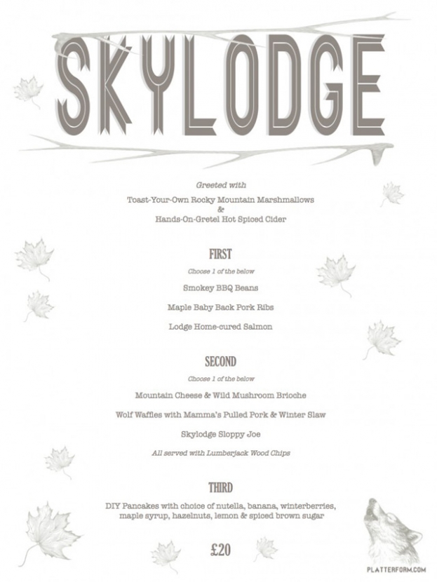 Skylodge: бар-ресторан в хижине лесоруба