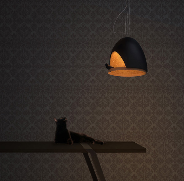 Объект желания: светильник в виде яйца с птицей Oiseau