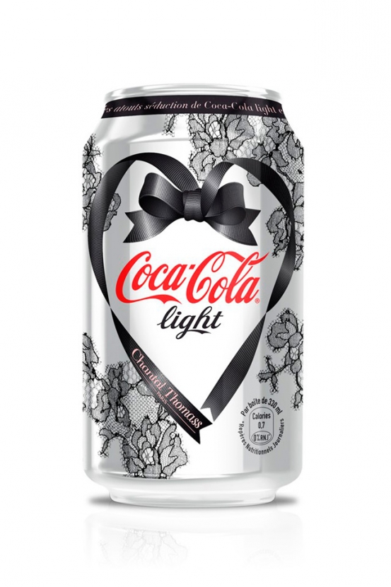 Шанталь Тома разработала дизайн новой банки Coca-Cola Light