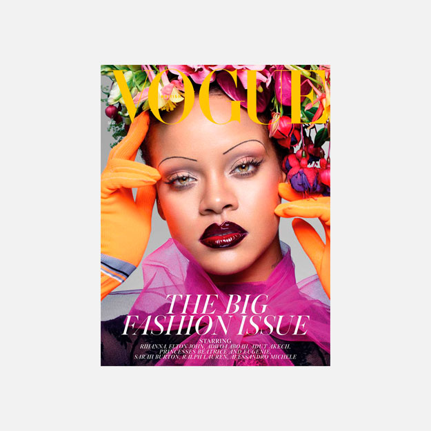 Рианна снялась для обложки сентябрьского номера Vogue UK