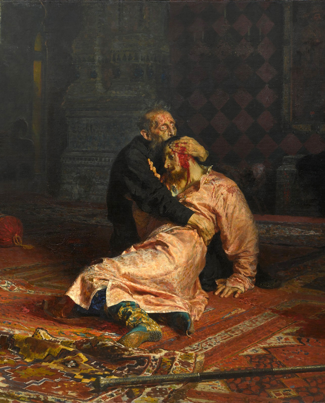 Третьяковская галерея потребует 20 миллионов рублей с мужчины, повредившего картину «Иван Грозный и сын его Иван»