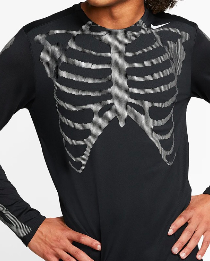 Nike выпустил спортивную форму, вдохновленную человеческим скелетом