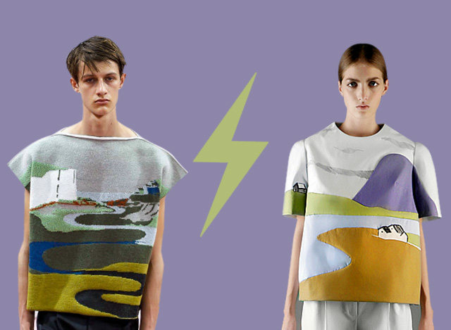 Голосование: панорама J.W. Anderson VS Vika Gazinskaya