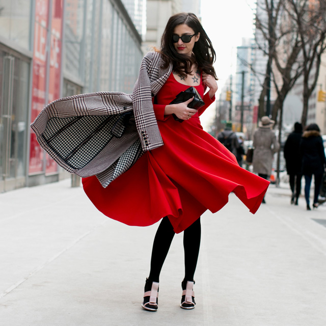 Неделя моды в Нью-Йорке AW14: street style. Часть VII